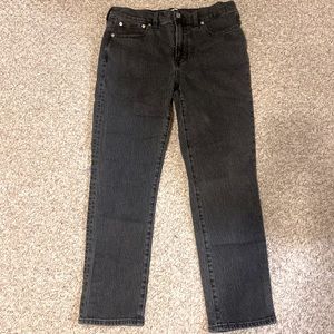 The Mid-Rise PERFECT vintage jean in black washed denim ,by Madewell